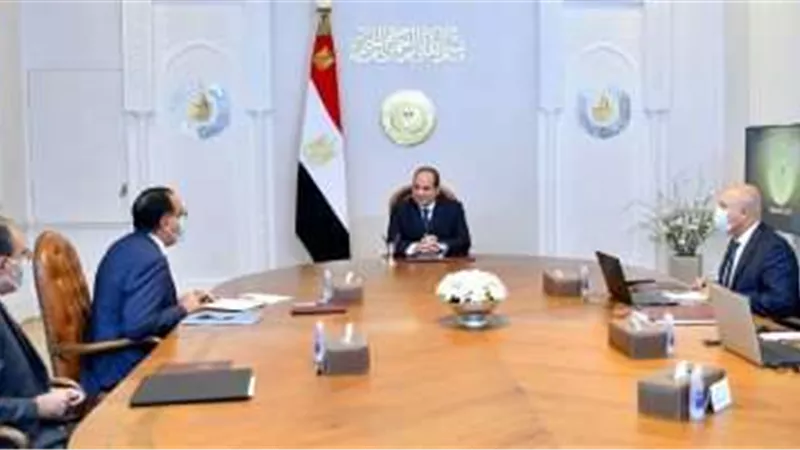 الرئيس السيسي يوجه بسرعة الانتهاء من كافة الأعمال فى شبكة الطرق بالدلتا