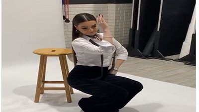 على أغنية بنت الجيران.. جوهرة تشعل الانستجرام بحفل زفاف وبدلة رقص من اللون اللبنى