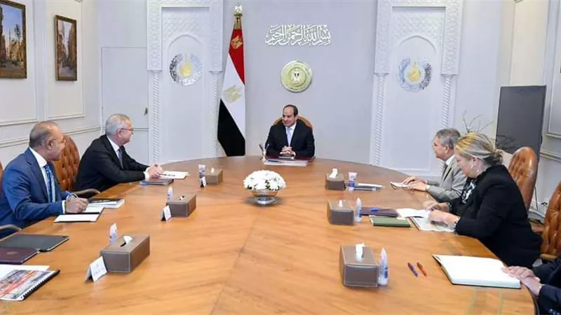 الرئيس السيسي يوجه بالبدء في التعاون مع مجموعة ميرسك لإنتاج الطاقة الخضراء