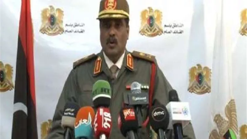 الجيش الليبي يدمر سرية مدفعية 