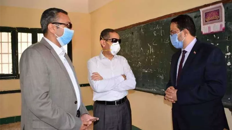 120 بوابة تعقيم وخط ساخن استعدادًا لامتحانات الثانوية العامة بالغربية