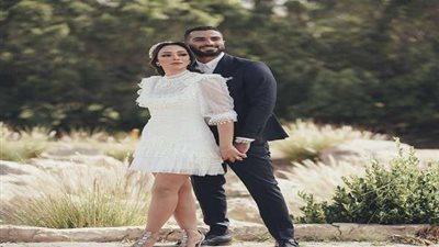 أول تعليق من راندا رياض بعد عقد قرانها على محمد الشرنوبى :