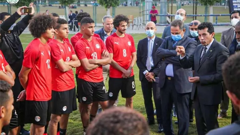 منتخب مصر للشباب يختتم تدريباته استعدادا لمواجهة الكويت وديا