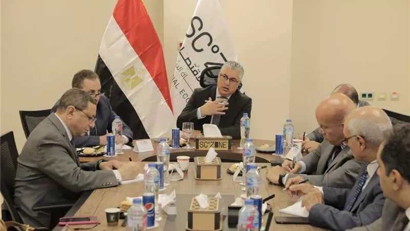 وليد جمال الدين: نسعى لإتمام جاهزية المنطقة الاقتصادية لاستقطاب المزيد من المشروعات الصناعية