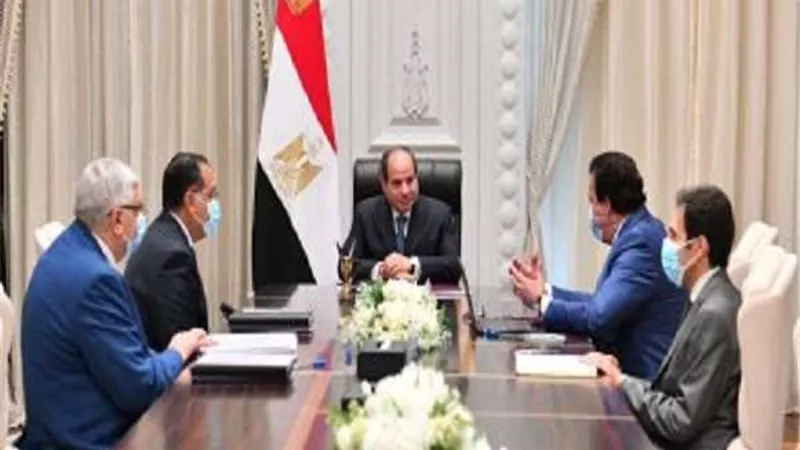 السيسي يوجه بسرعة إنشاء مخازن استراتيجية للتخزين الطبي