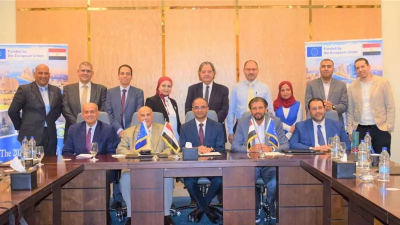 نائب وزير الإسكان للبنية الأساسية يبحث سبل التعاون مع الاتحاد الأوروبي