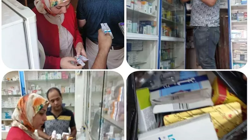 ضبط 3 صيدليات بها أدوية مهربة وغير مصرح بتداولها بالبحيرة