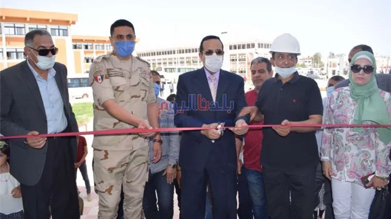 محافظ شمال سيناء يفتتح منشآت ومشروعات إنتاجية بجامعة العريش
