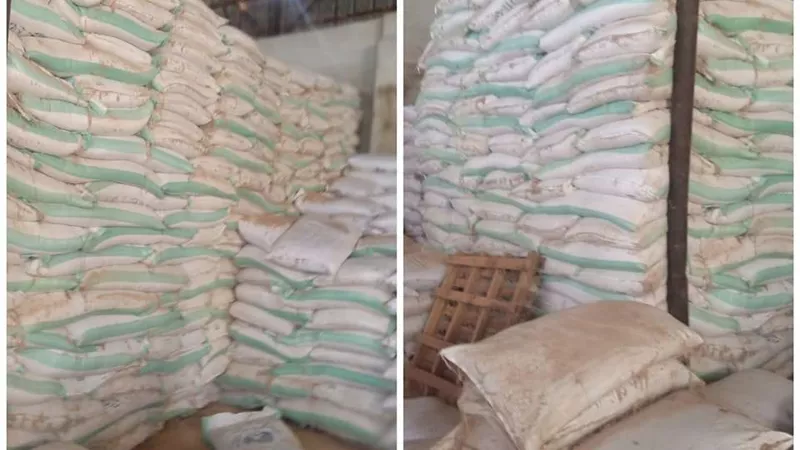 ضبط 20 طن علف منتهي الصلاحية في حملة تموينية بمركز إدكو