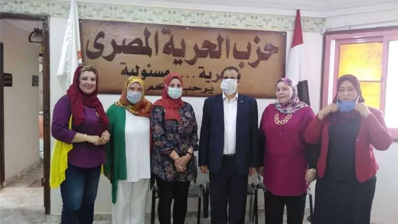 الحرية المصري يشارك بحملة 'الوعي امان' التي اطلقتها تنسيقية شباب الأحزاب بالبحيرة