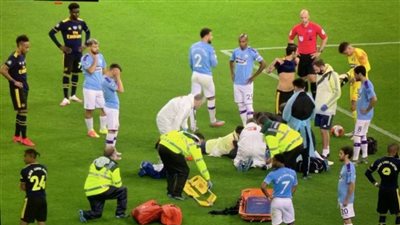 تدخل متهور من حارس مانشستر سيتي يفقد زميله الوعي