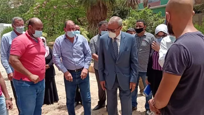 محافظ القليوبية يتفقد عدد من المستشفيات بالمحافظة لدفع الأعمال بها