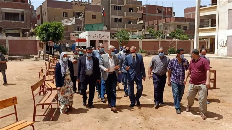 محافظ القليوبية يتابع التجهيزات النهائية لإجراء امتحانات الثانوية العامة