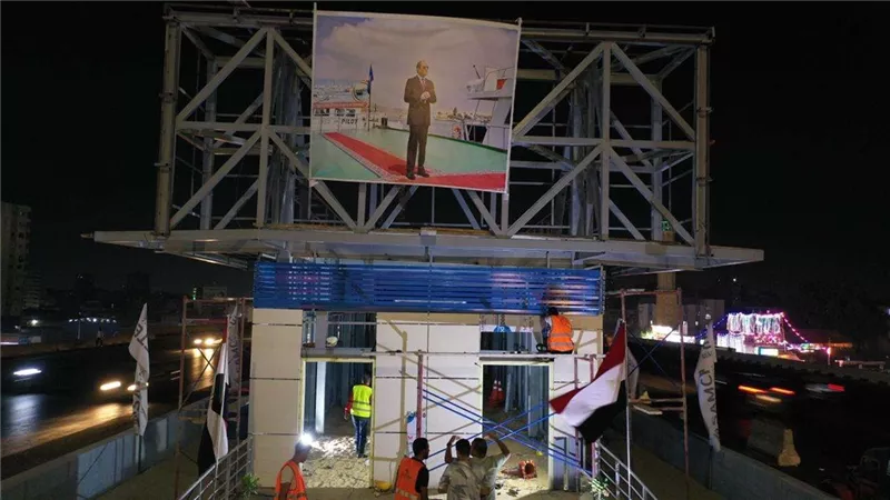 رئيس الوزراء يتفقد محطة السلام إحدى محطات الأتوبيس الترددي BRT