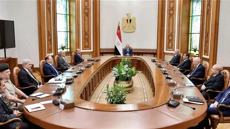 الرئيس السيسي لأعضاء الهيئات القضائية: حقوق المصريين أمانة في أعناقكم