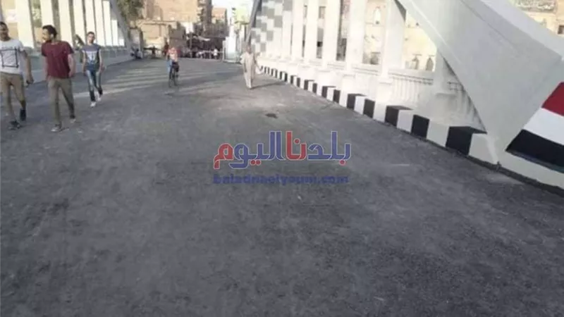 بدء التشغيل التجريبي لكوبري المنصورة القديم بالمنيا