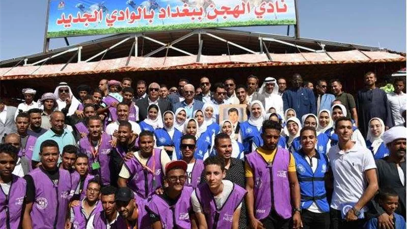 وزير الرياضة ومحافظو الوادي ومطروح والسويس يشهدون مهرجان الهجن الدولي (صور)