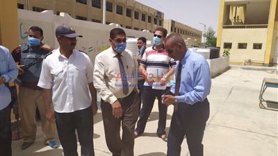 رئيس مدينة بئر العبد يتابع سير امتحانات الثانوية