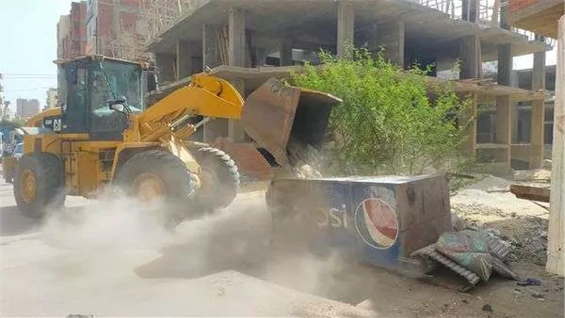 رفع وإزالة 642 حالة إشغال طريق خلال حملة مكثفة بشوارع مدينة بني سويف