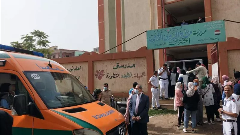 اشتباه إصابة طالبة بلجنة امتحانات بإحدى مدارس مركز أجا
