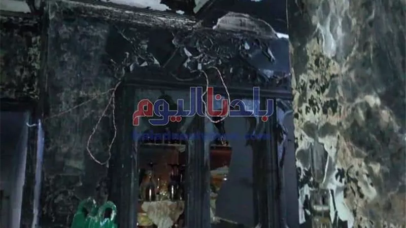 السيطرة على حريق شب فى 7 منازل بقطور