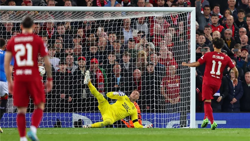 صلاح يقود ليفربول لـ العودة الي سكة الانتصارات في دوري أبطال أوروبا بالفوز علي رينجرز الاسكتلندي