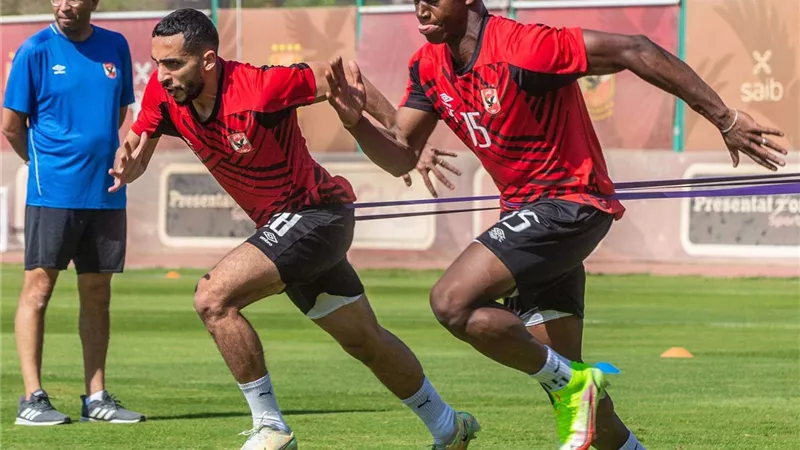 الأهلي يكثف تدريباته قبل مواجهة الاتحاد المنستيري