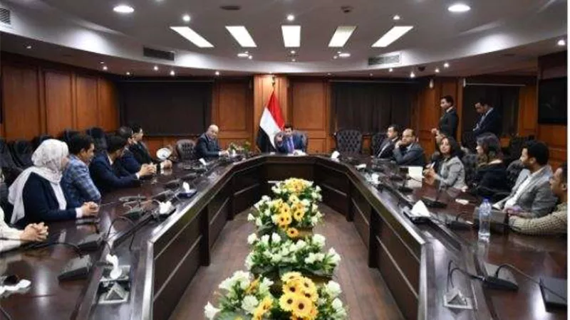 وزير الشباب يلتقي ممثلي مبادرة شباب مصر 2030