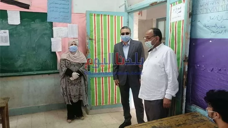 نائب محافظ الغربية يتفقد لجان الثانوية العامة بكفر الزيات