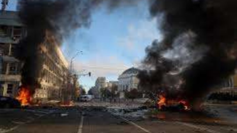 قصف علي كييف