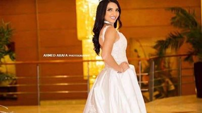 ملكة جمال مصر تنشر صورًا لها من حفل عقد قرانها عبر إنستجرام