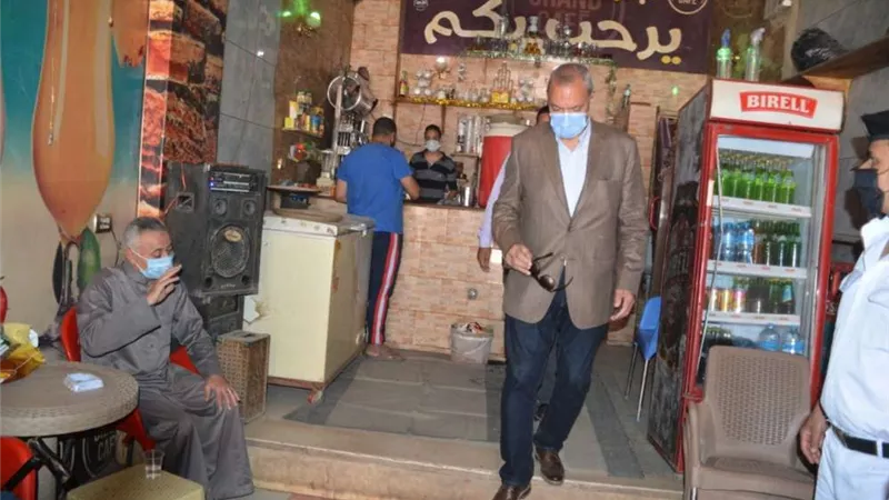 محافظ القليوبية يتابع عودة النشاط للمطاعم والمقاهي ويشدد على الغلق للمخالفين