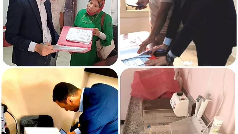 ضبط 18 منشأة طبية خاصة تدار بدون ترخيص بكفر الدوار