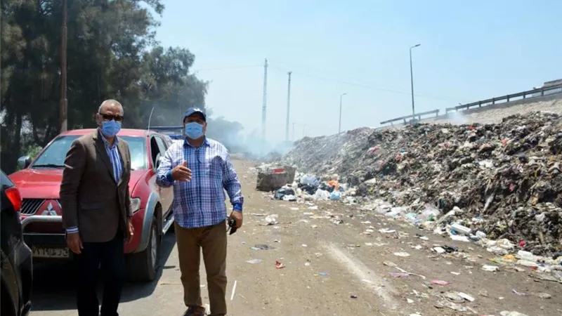 محافظ القليوبية يشدد على إزالة تراكمات مقلب القمامة الوسيط بمدينة بنها