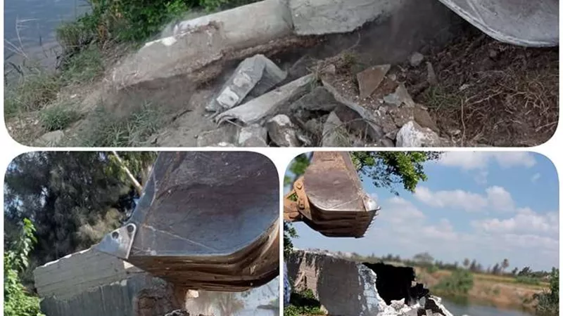 إزالة 36 حالة تعدي على أملاك الدولة بنطاق 6 مراكز بالبحيرة