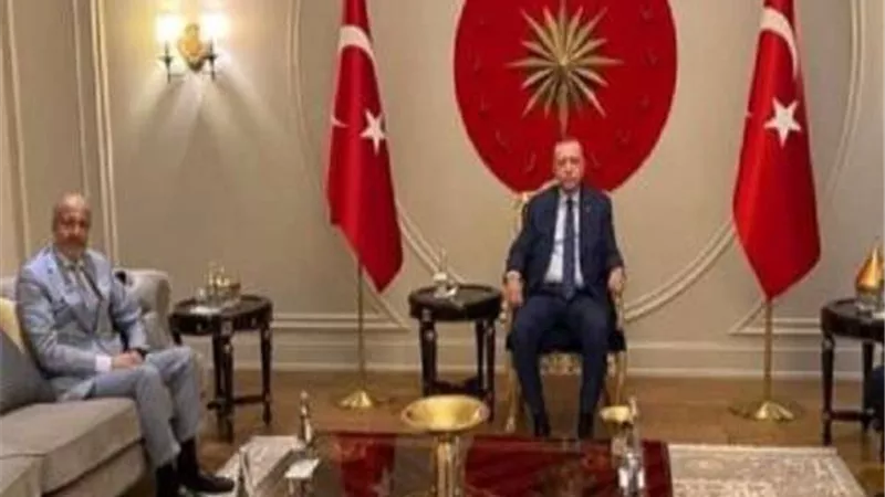 محافظ البنك المركزي الليبي يلتقي أردوغان لتمويل الميليشيات الإرهابية