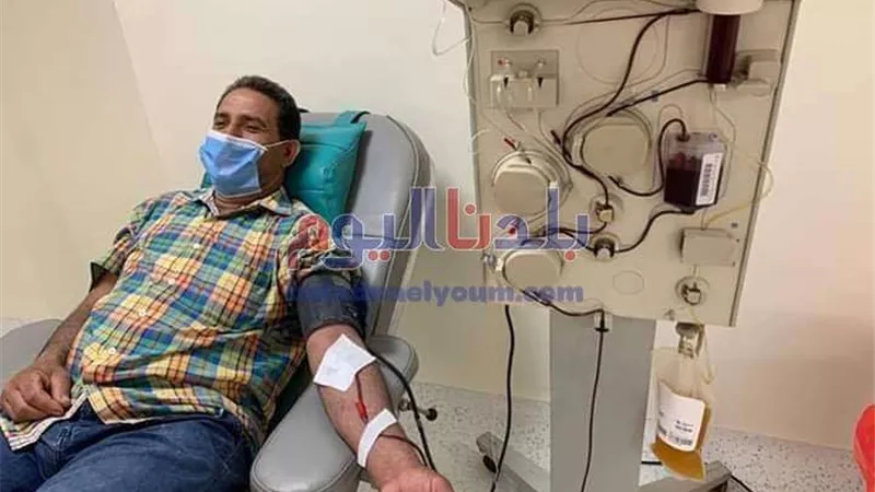 متعافي من الغربية: التبرع ببلازما الدم لمصابي كورونا واجب وطني