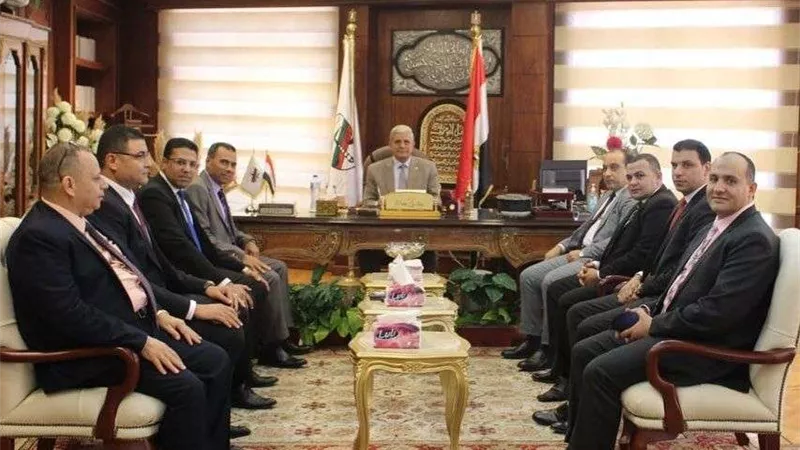رئيس النيابة الإدارية يستقبل وفدًا من مستشاري كفر الشيخ