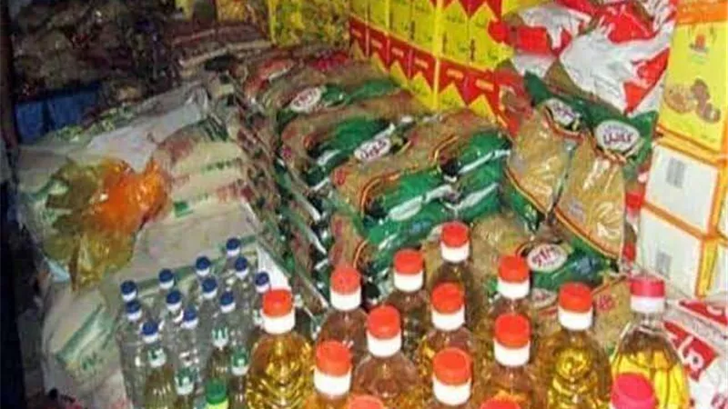 ضبط تاجر استولى على سلع تموينية بـ 12 ألف جنيه بالسنطة