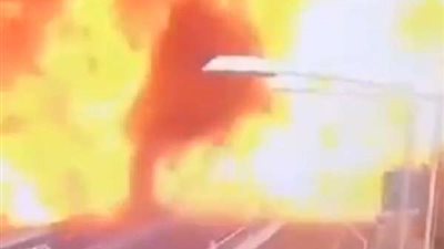حريق ضخم فى منطقة مطار المثنى ببغداد