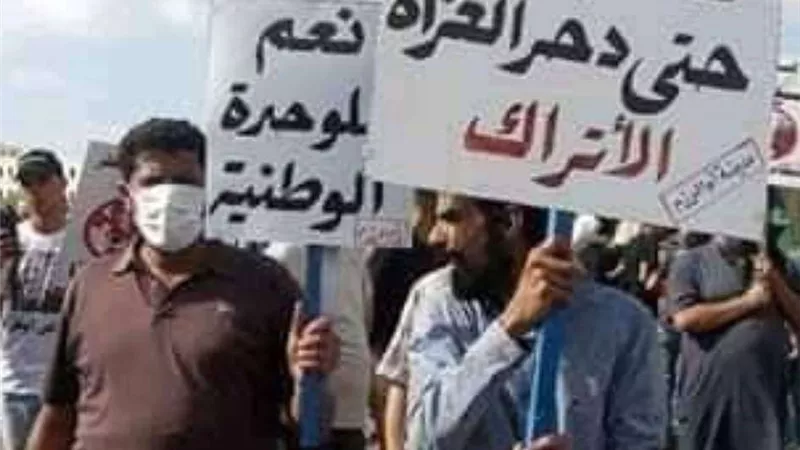 لا للاحتلال العثماني.. مظاهرات حاشدة في شوارع مدينة بنغازي الليبية
