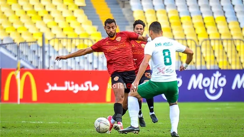 مباراة المصري وسيراميكا كيلوبترا في الدوري