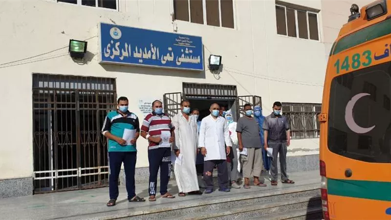 الحجر الصحي بتمي الأمديد بالدقهلية يستقبل طفلة عمرها 11 يومًا مصابة بكورونا