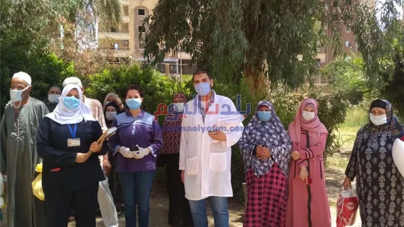 خروج 10 حالات شفاء كورونا من مستشفيات القناطر وبنها التعليمي