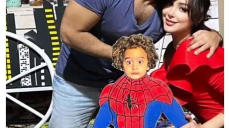 في أجواء عائلية.. تامر حسني يحتفل بعيد ميلاد ابنه آدم