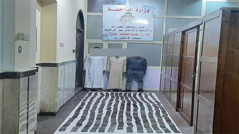 بقيمة 2 مليون جنيه.. سقوط 4 عناصر إجرامية بحوزتهم 380 طربة حشيش بالإسكندرية