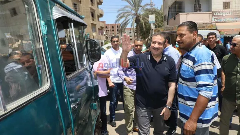 محافظ المنوفية يتفقد أعمال التطوير ببركة السبع
