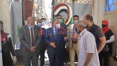 محافظ المنيا يتابع سير امتحانات الثانوية العامة وتغييب 13 ملاحظ للتأخير