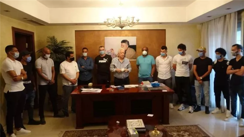 لاعبو الزمالك يخضعون للمسحة الثالثة