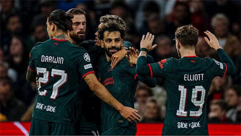 ومن غيره يستحق؟ ليفربول يختار محمد صلاح أفضل لاعب في مباراة أياكس